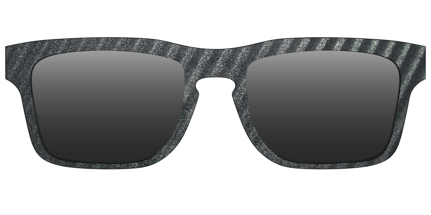 The Polarized Obsidian Stripe Sun Top
