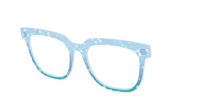 The Sky Blue Crystal with Daisy Glitter