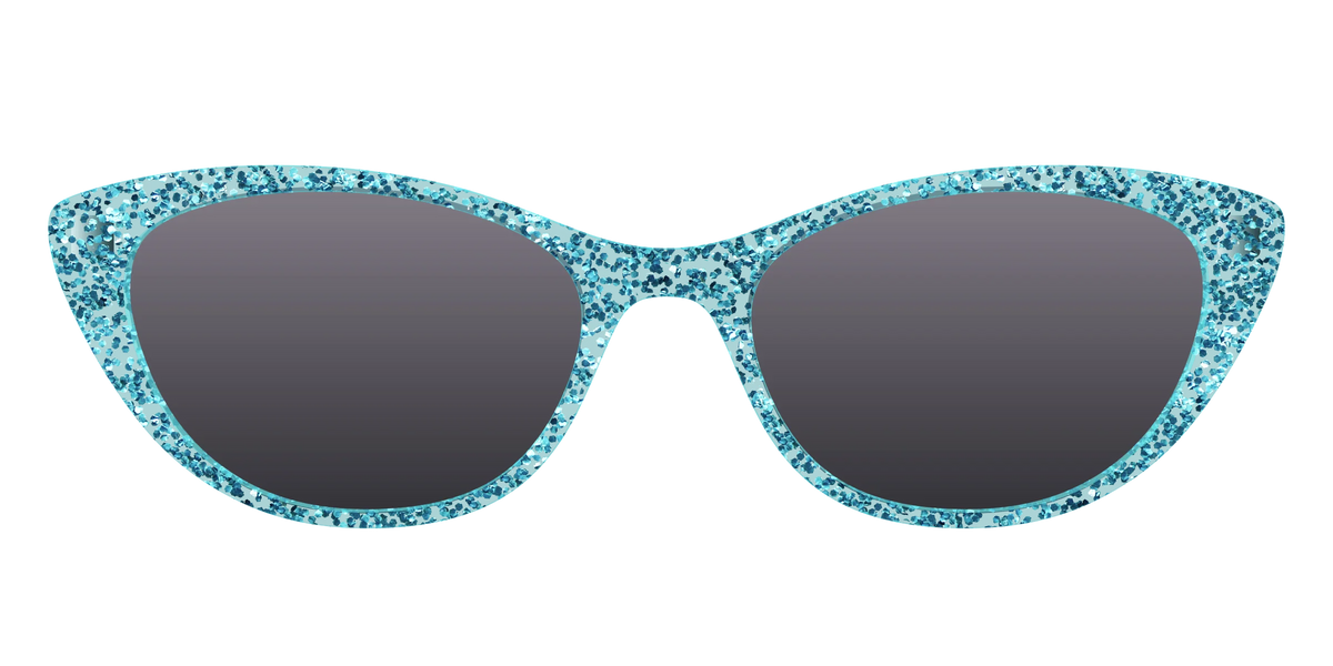 The Polarized Aquamarine Sparkle Sun Top