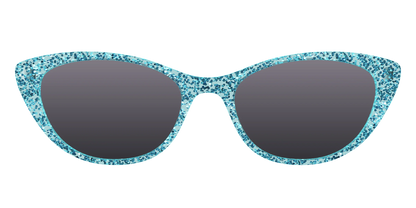 The Polarized Aquamarine Sparkle Sun Top