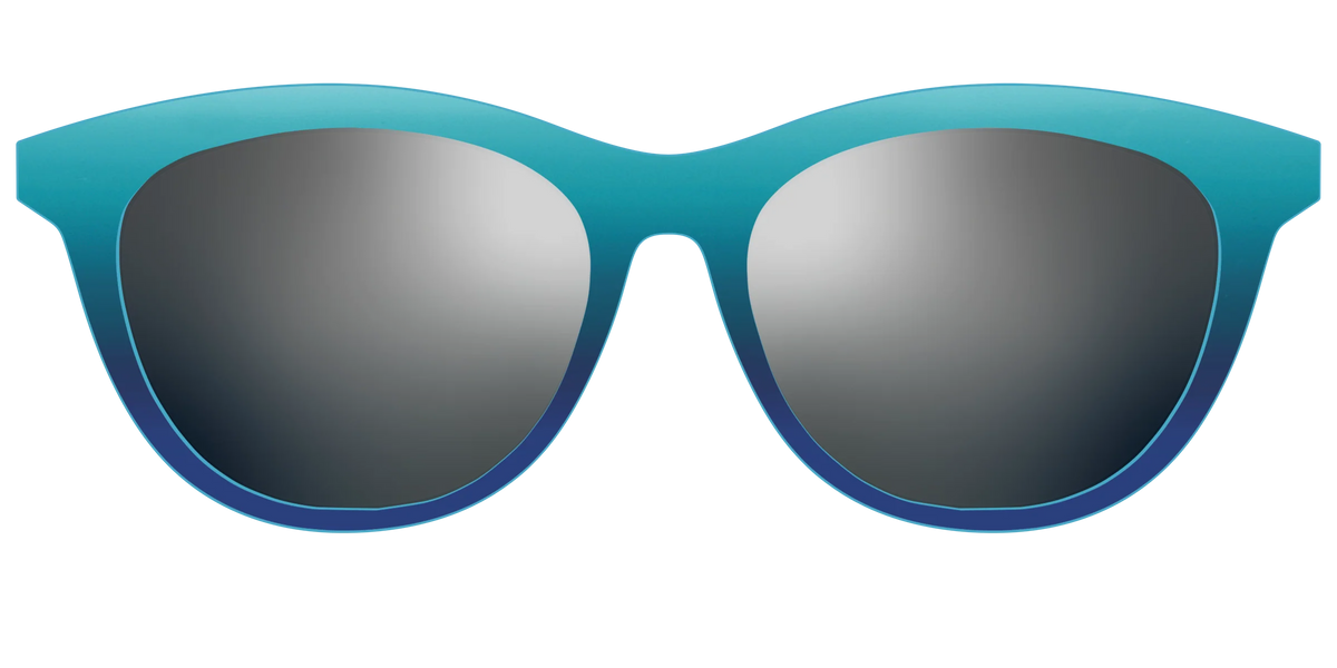 The Polarized Ocean Blue Sun Top