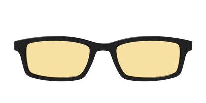 The Black With Citrine Yellow Lens