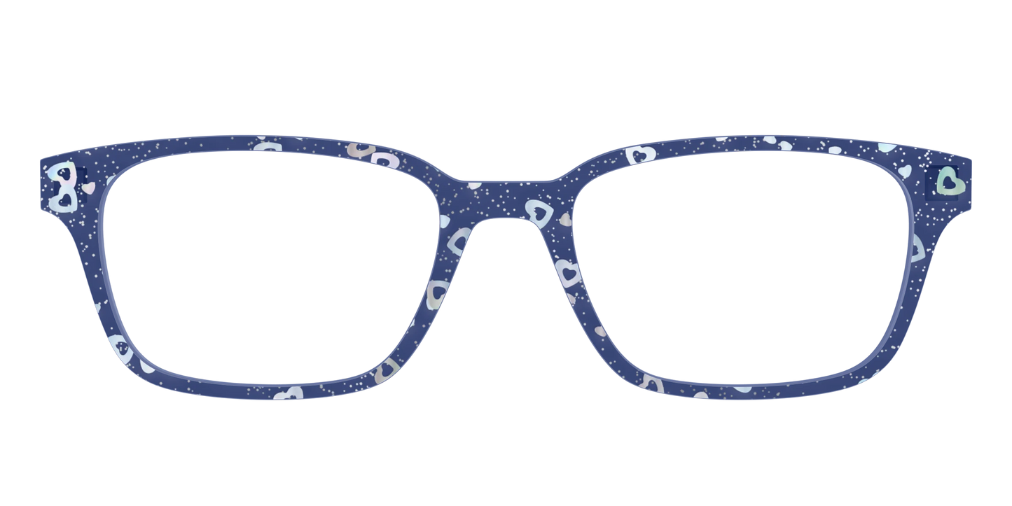 The Denim Heart Glitter Crystal