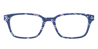 The Denim Heart Glitter Crystal