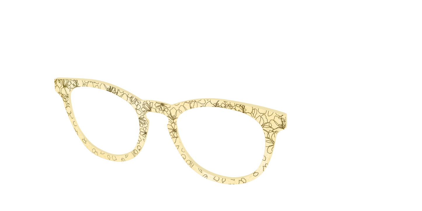 The Yellow Shimmer Petals with Gold Foil