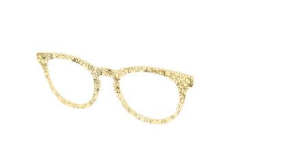 The Yellow Shimmer Petals with Gold Foil