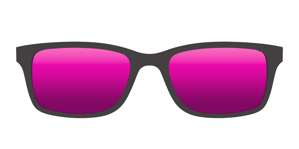 The Polarized Pink Reflective Sun Top
