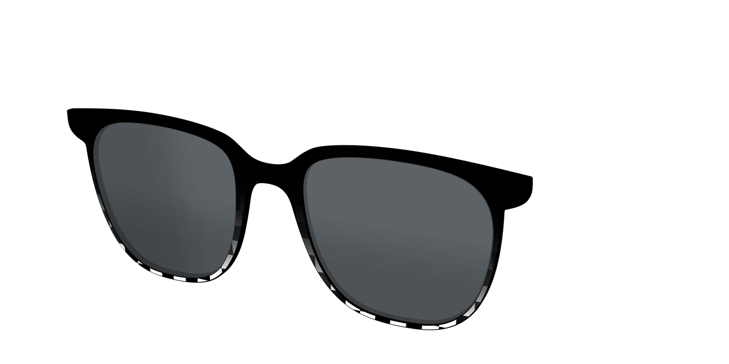 The Polarized Checkerboard Fade Sun Top