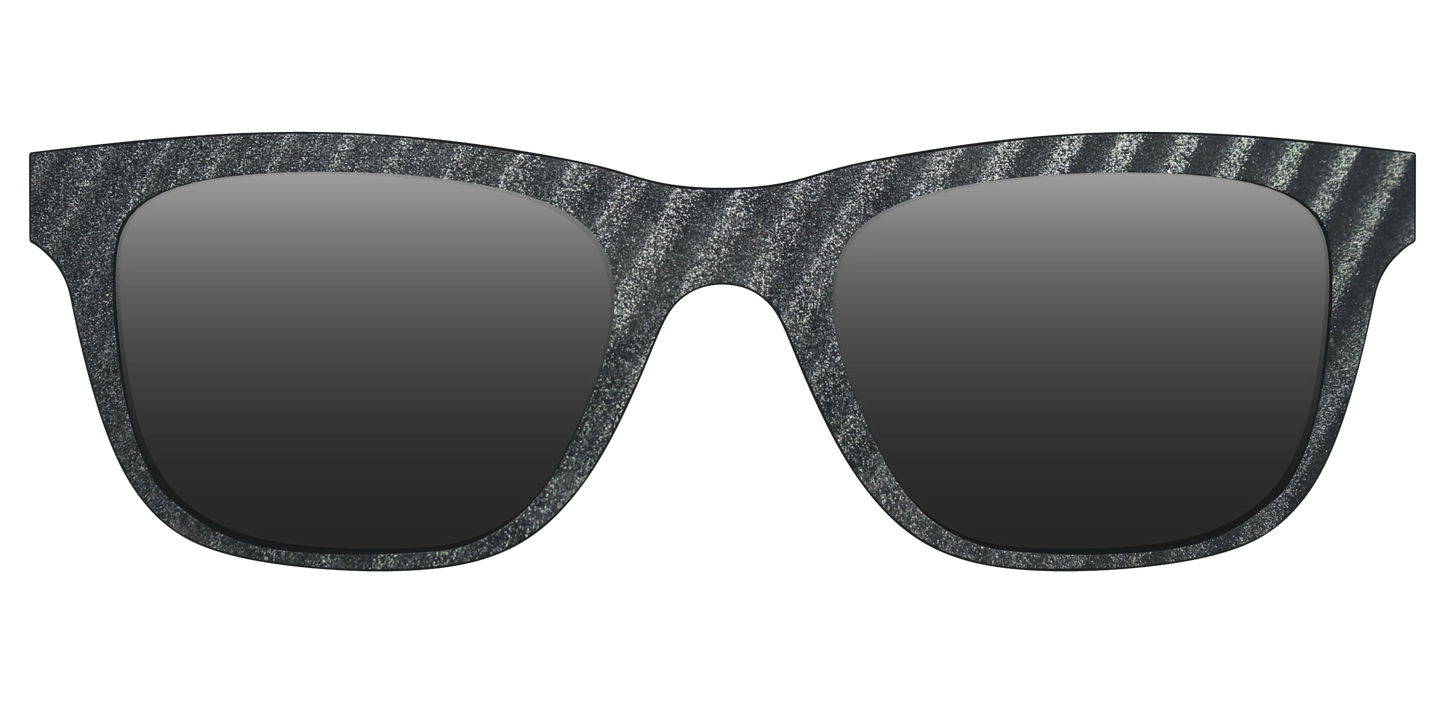 The Polarized Obsidian Stripe Sun Top