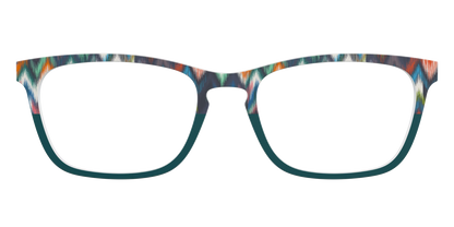 The Teal Ikat Split