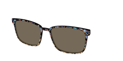 The Polarized Oasis Tortoise Split Sun Top