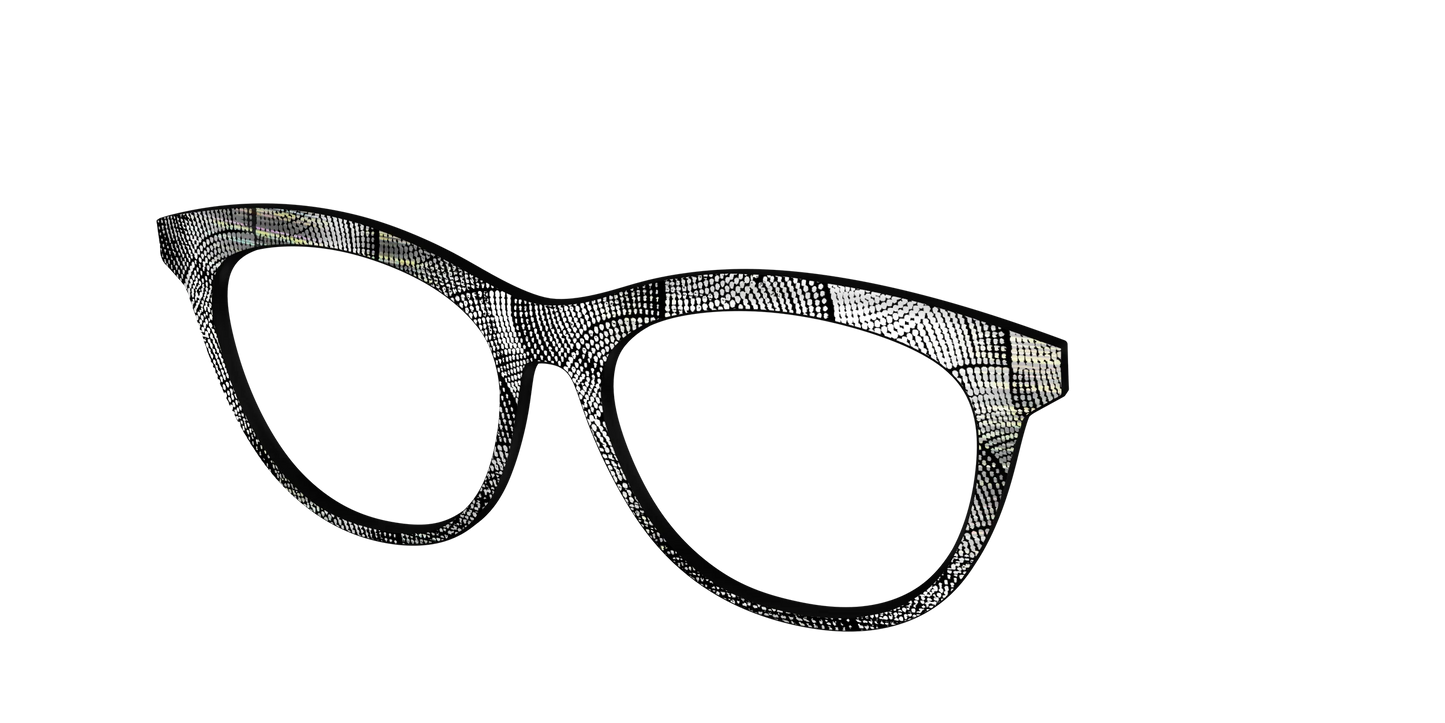 The Silver Iridescent Sound Waves