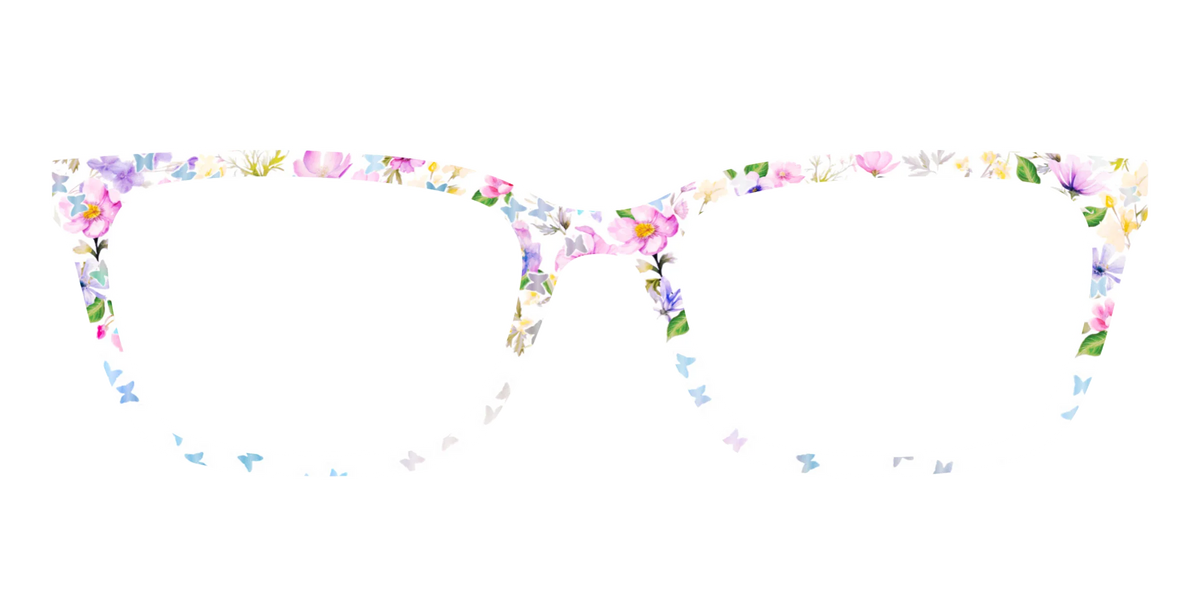 The Delicate Flower Crown with Butterfly Glitter