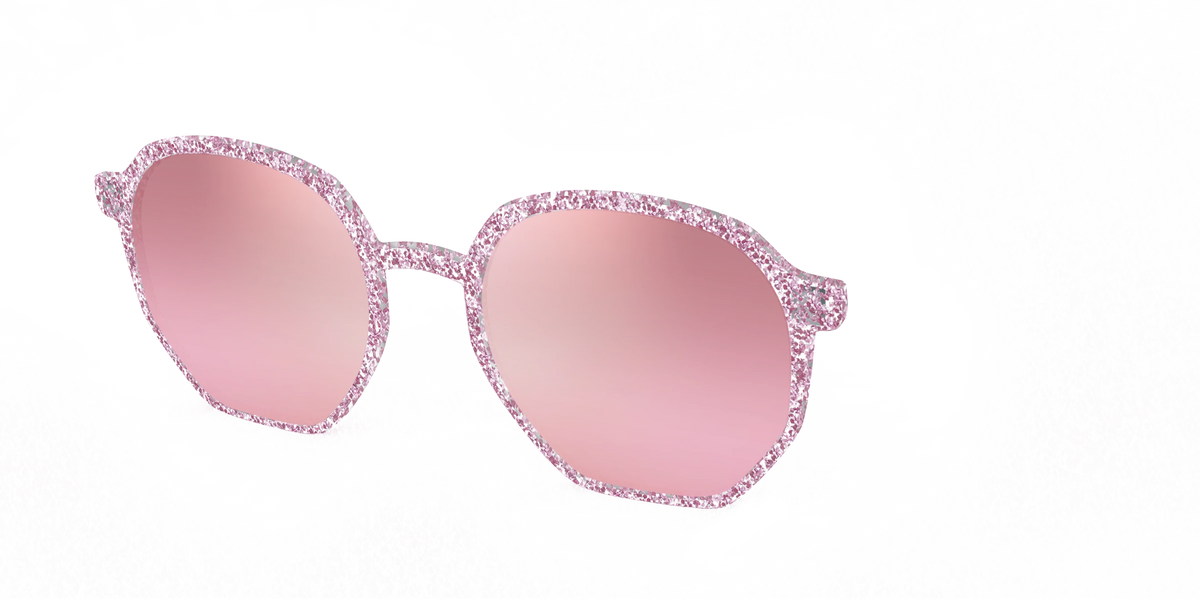 The Polarized Rose Gold Sparkle Sun Top