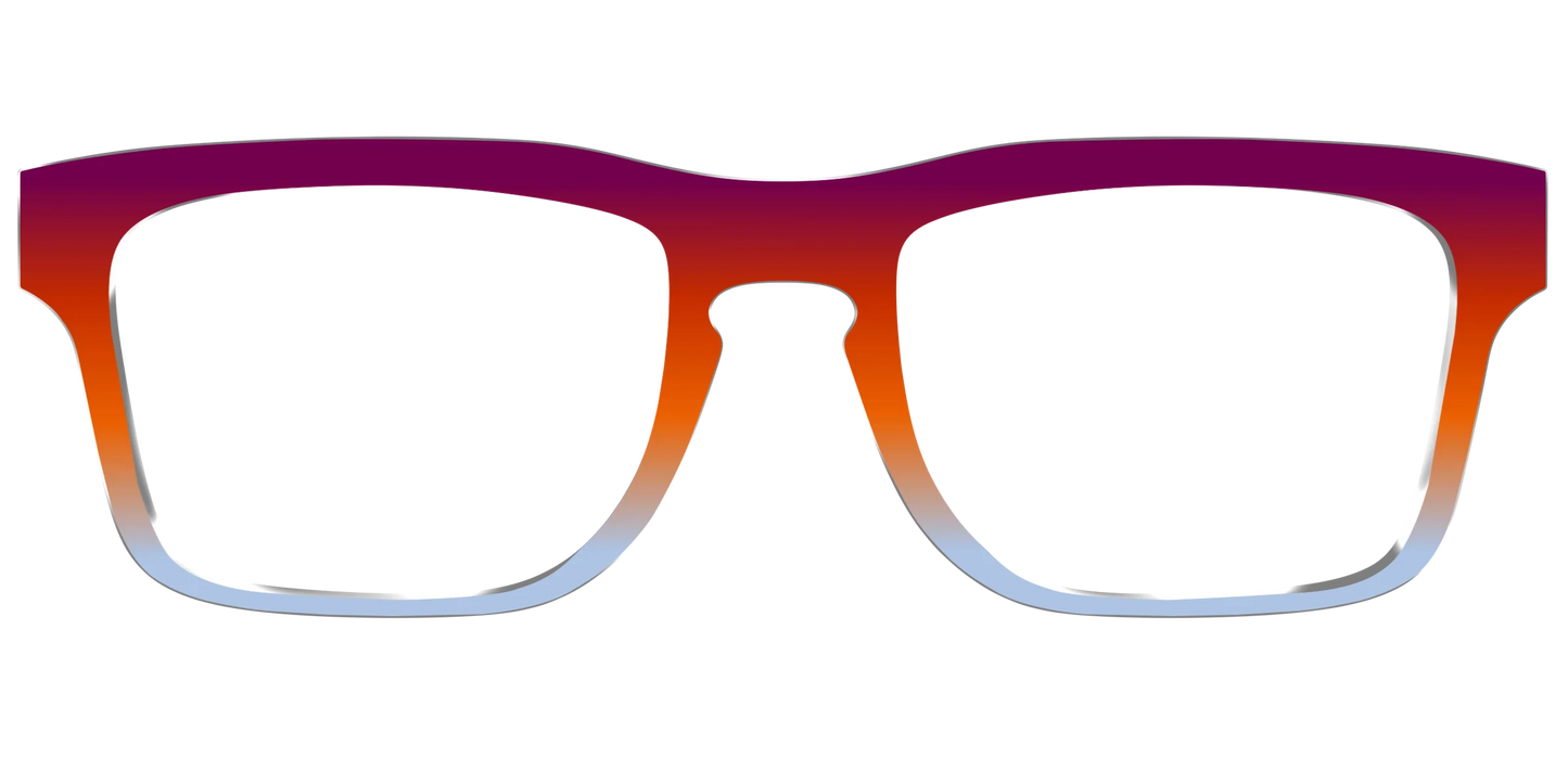 The Raspberry to Periwinkle Gradient
