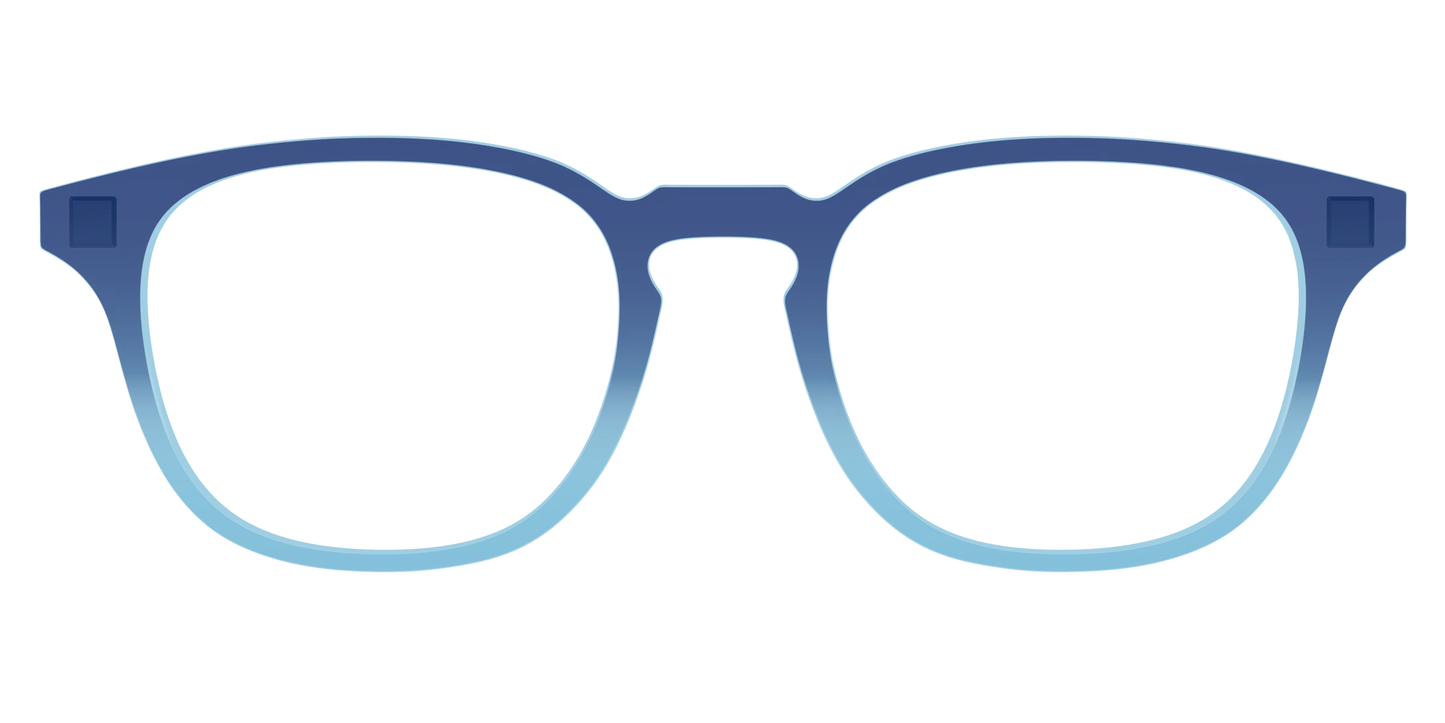 The Indigo to Sky Blue Gradient Crystal