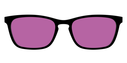 The Black with Violet Golf Lens