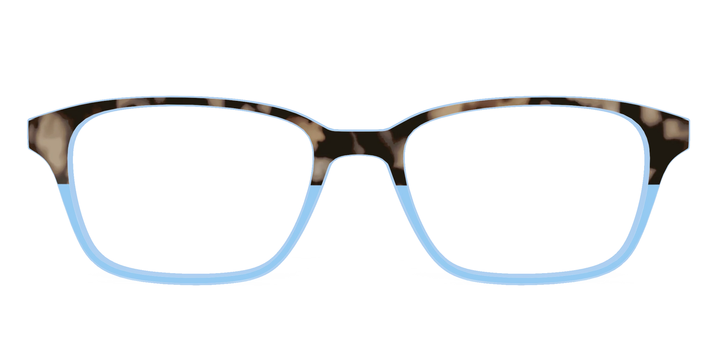 The Denim Tortoise Crystal Split