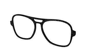 The Black Holographic Mini Dot