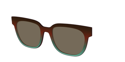 The Polarized Mahogany to Juniper Woodgrain Sun Top