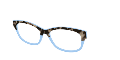 The Denim Tortoise Crystal Split