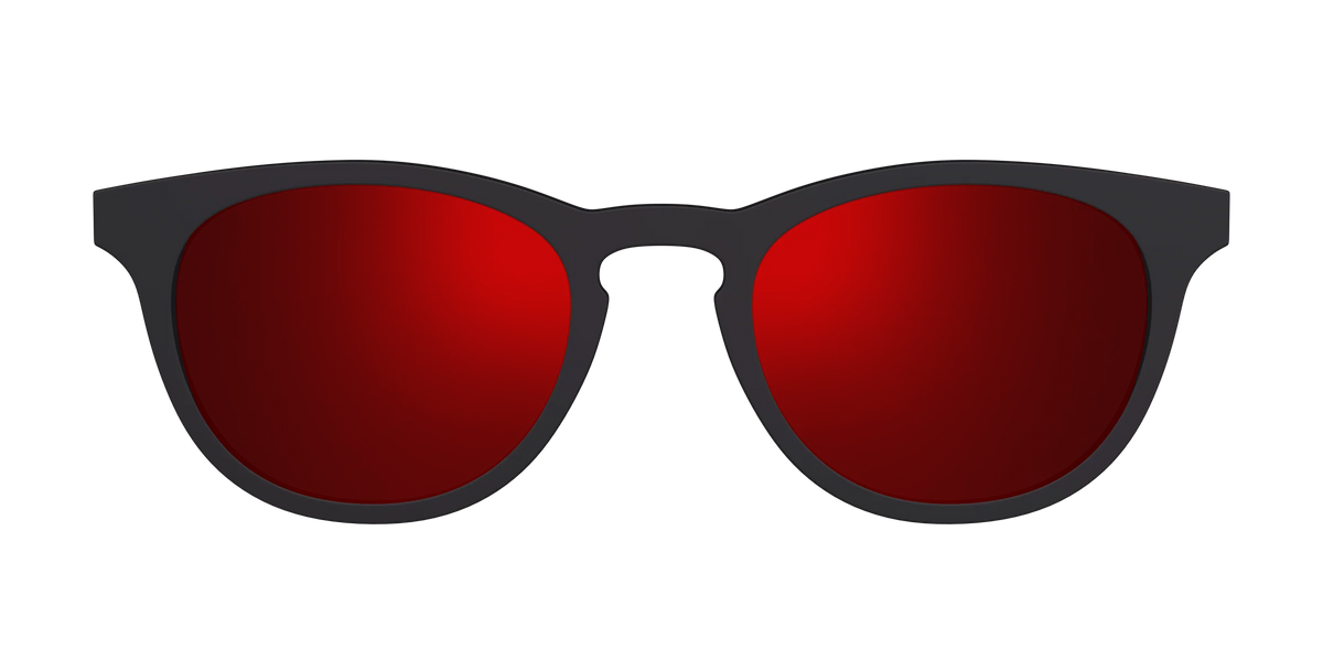 The Polarized Red Reflective Sun Top