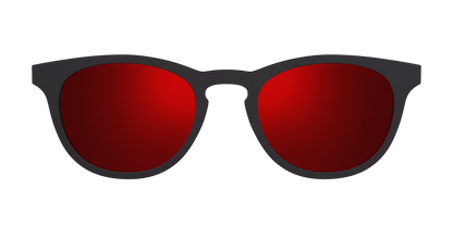 The Polarized Red Reflective Sun Top