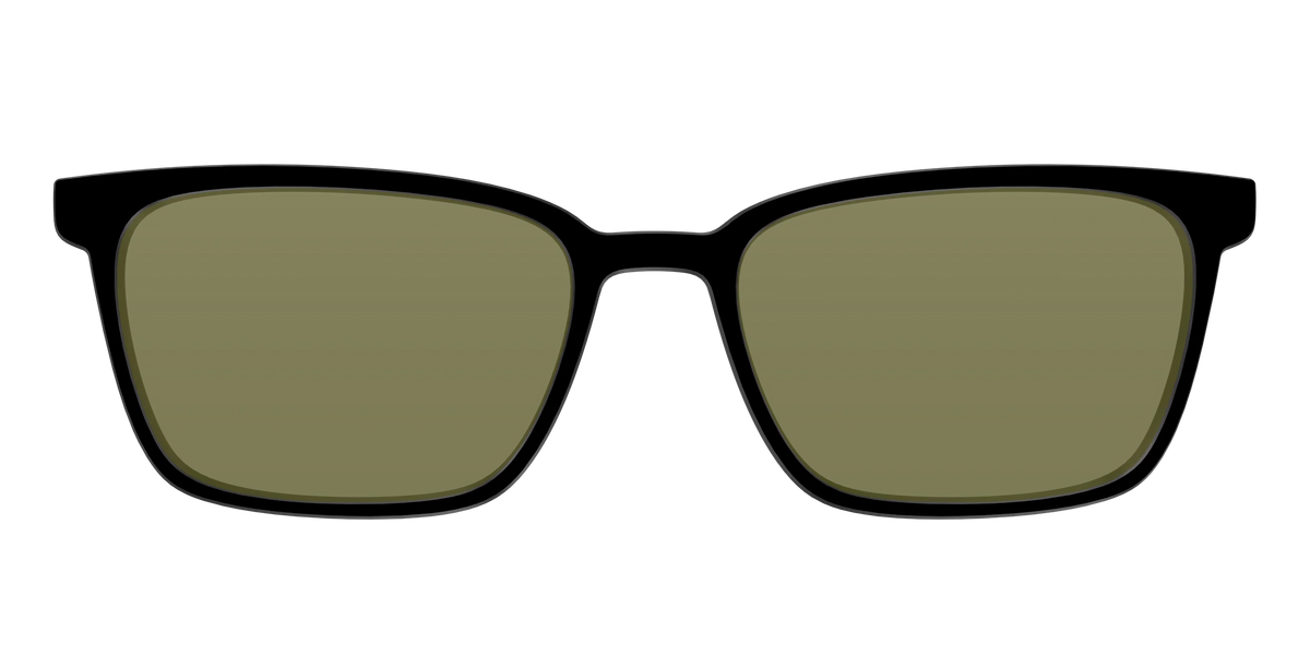 The Black with Green Racquet Sport Lens