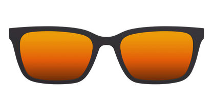 The Polarized Orange Reflective Sun Top