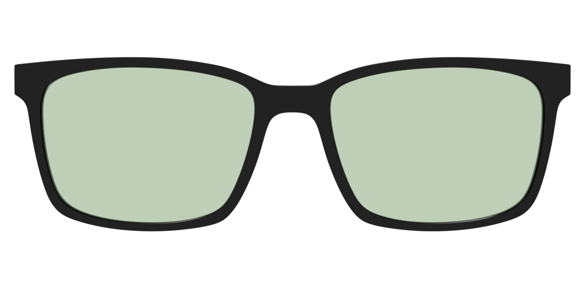 The Black With Sage Green Lens