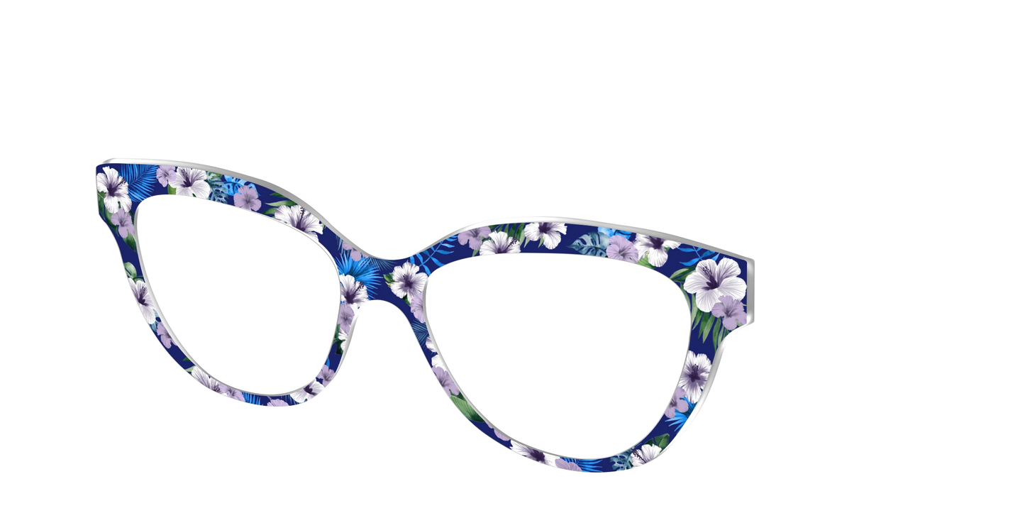 The Tropical Blue Blossoms