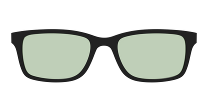 The Black With Sage Green Lens