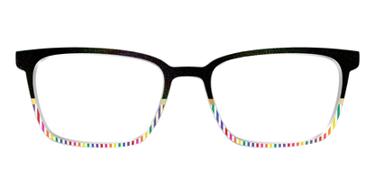 The Chic Pride Stripes Crystal with Gold Foil