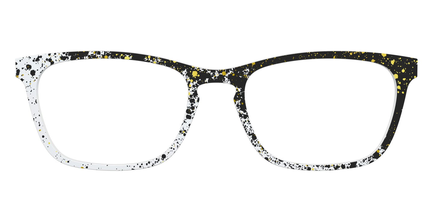 The Black & White Splatter