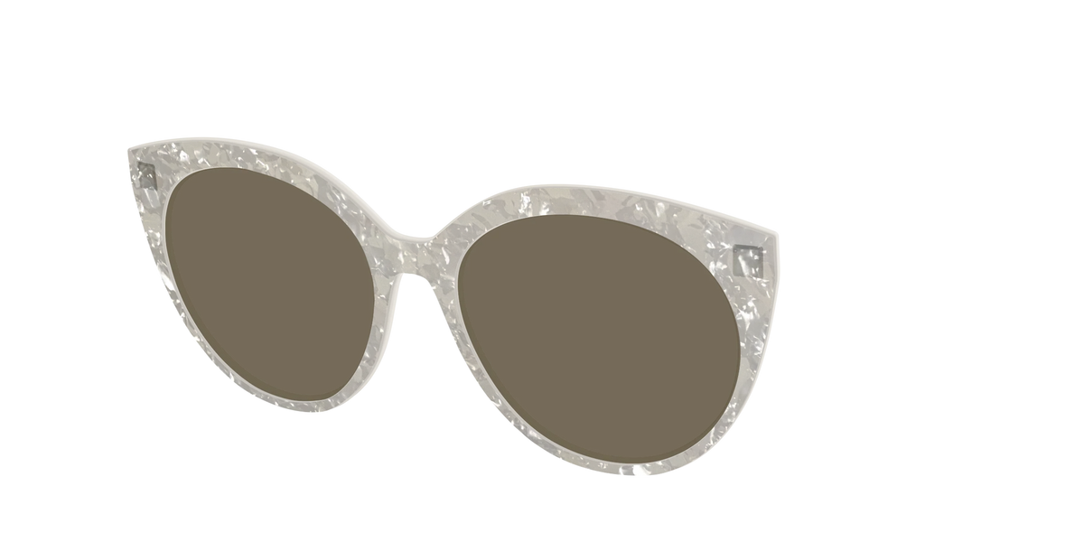 The Polarized White Quartz Pearl Sun Top