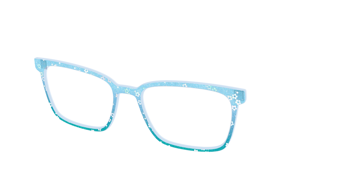 The Sky Blue Crystal with Daisy Glitter