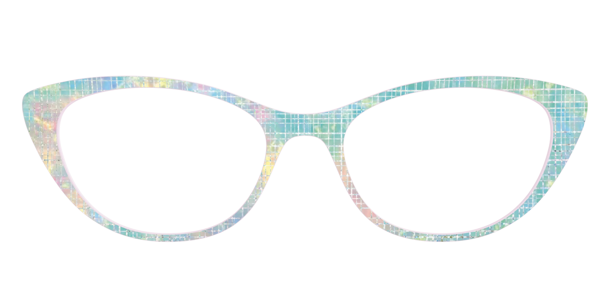 The Pastel Gradient with Holographic Hatching