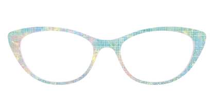The Pastel Gradient with Holographic Hatching