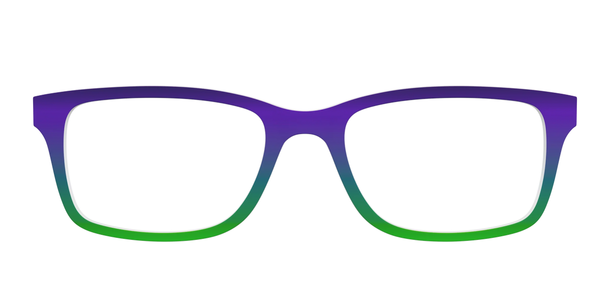 The Ultra Violet to Bright Green Gradient