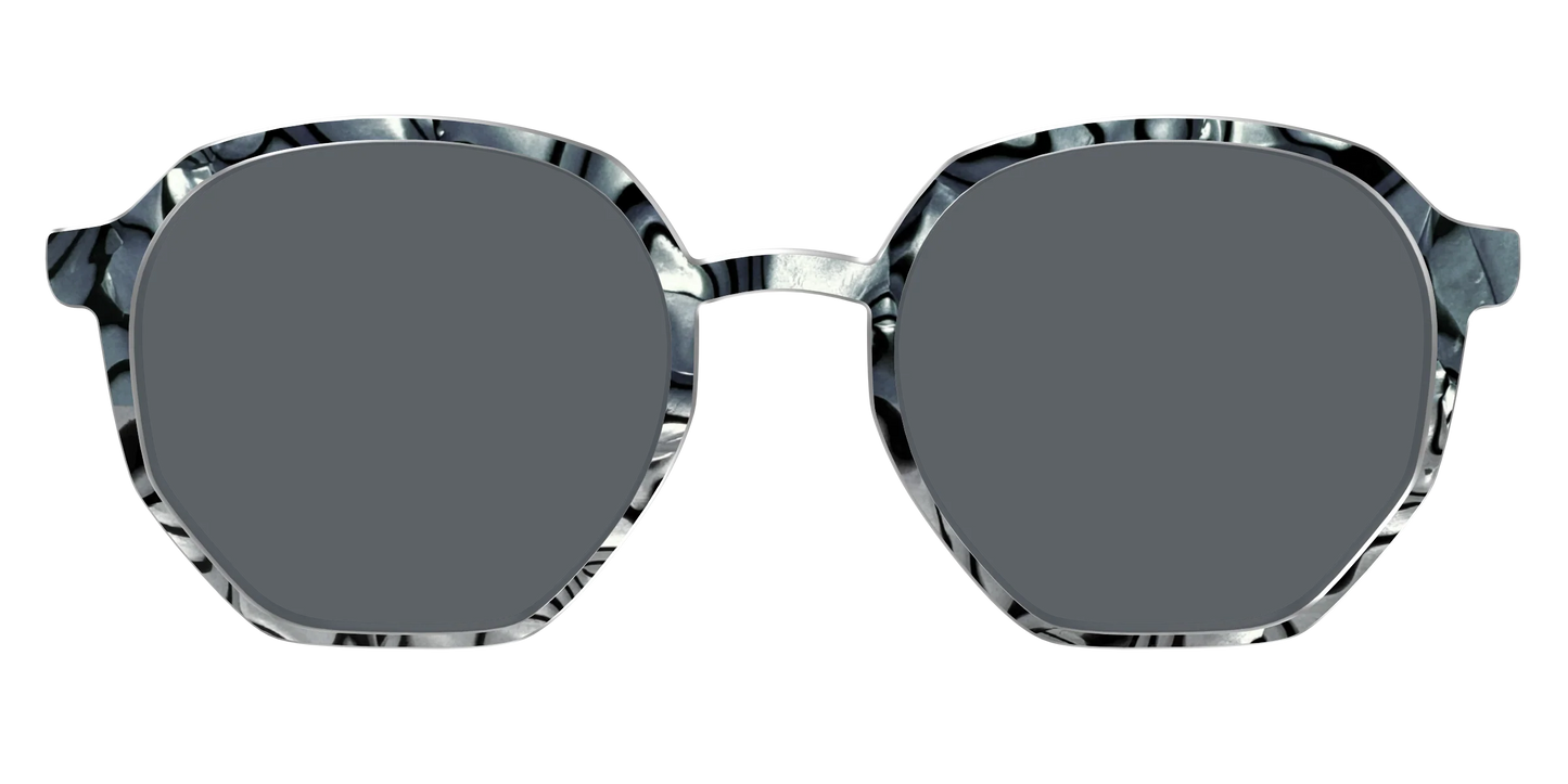 The Polarized Zebra Pearl Split Sun Top