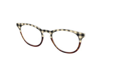 The Ivory Plaid Wood Split