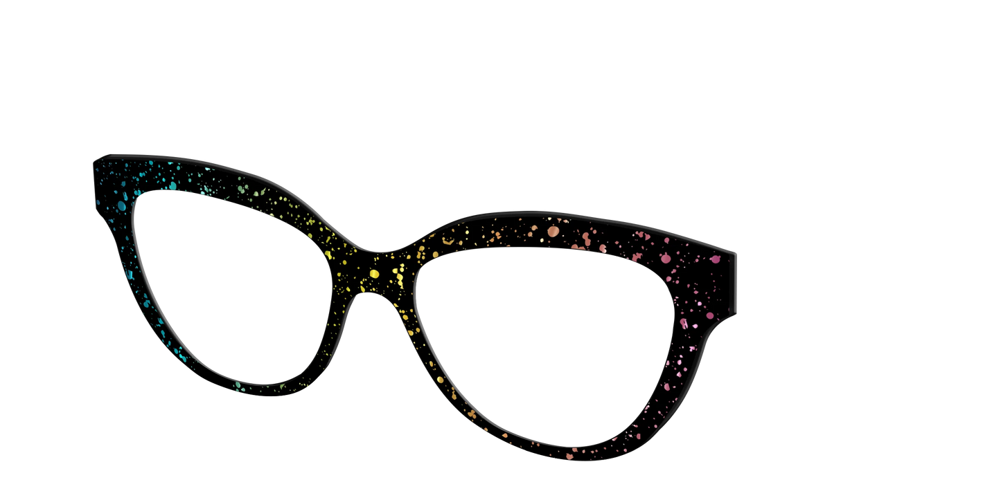 The Rainbow Foil Splatter