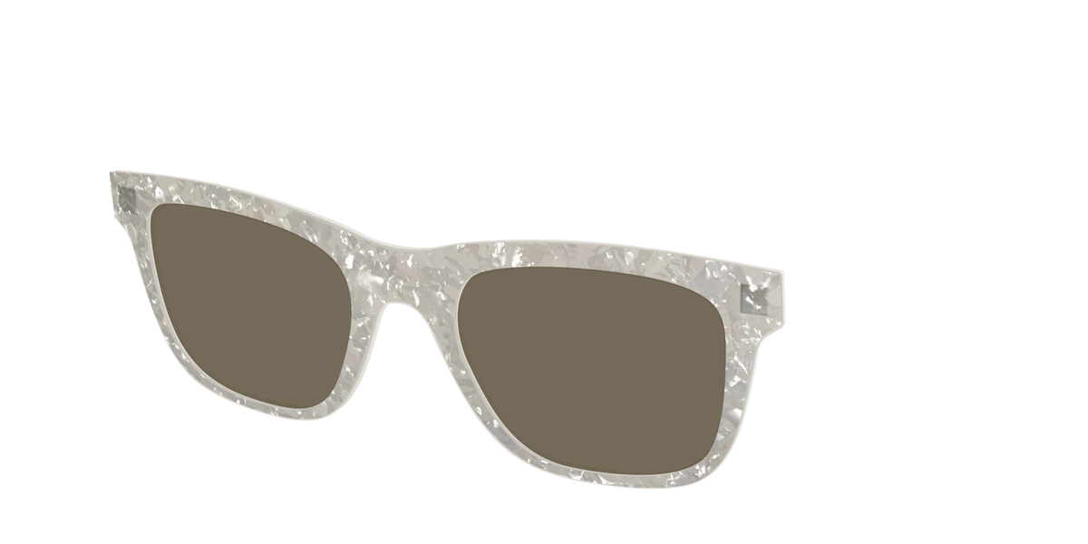 The Polarized White Quartz Pearl Sun Top