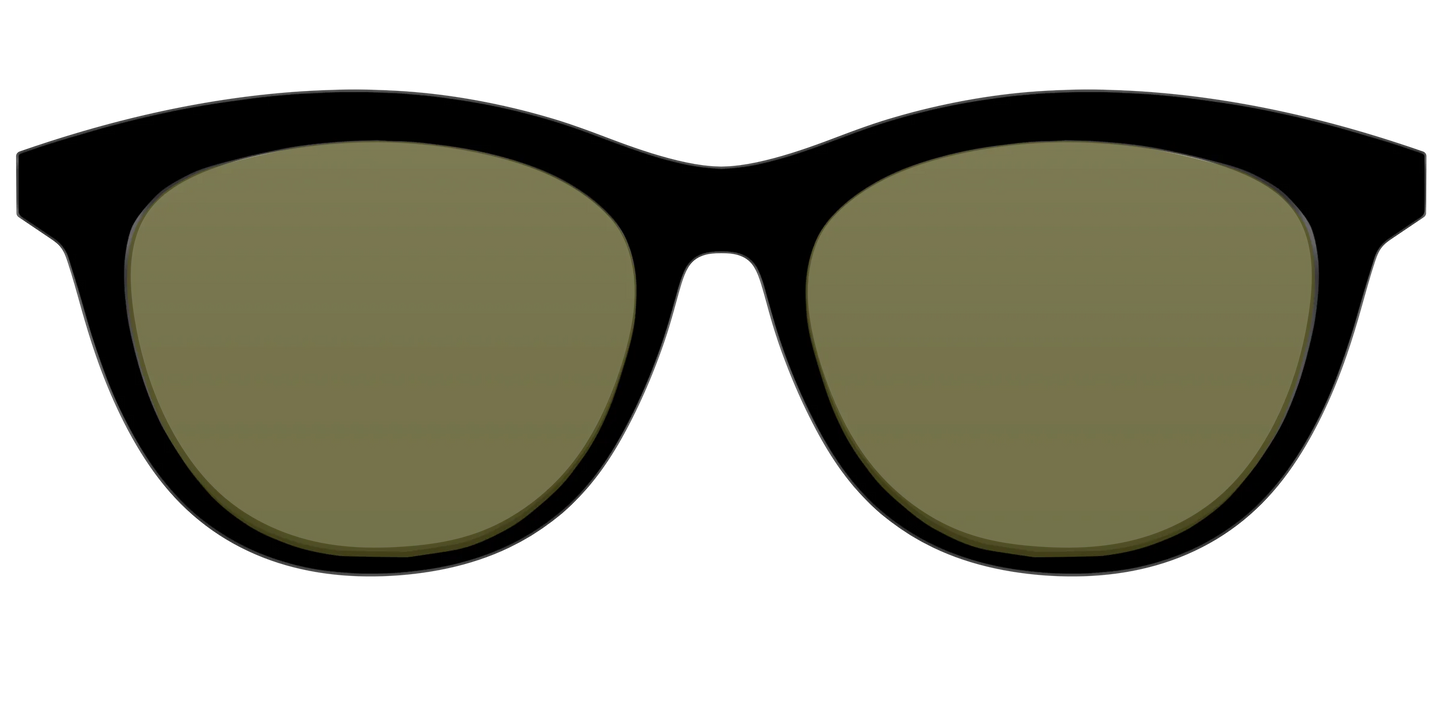 The Black with Green Racquet Sport Lens