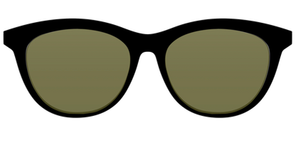The Black with Green Racquet Sport Lens