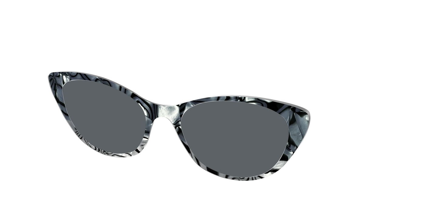 The Polarized Zebra Pearl Split Sun Top