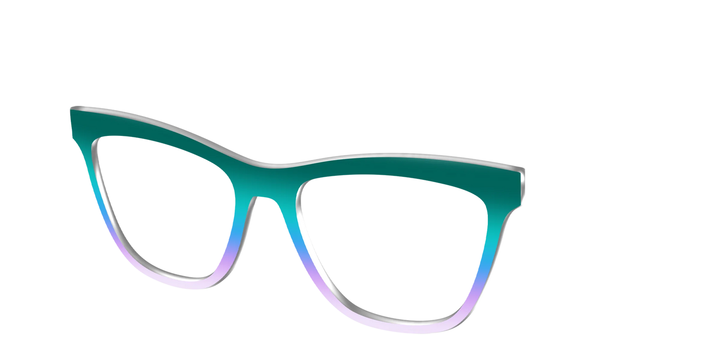 The Emerald to Lilac Gradient