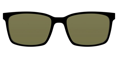 The Black with Green Racquet Sport Lens