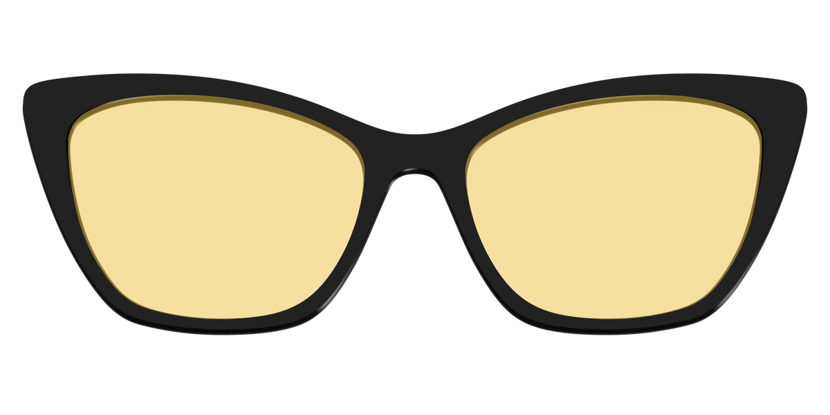 The Black With Citrine Yellow Lens