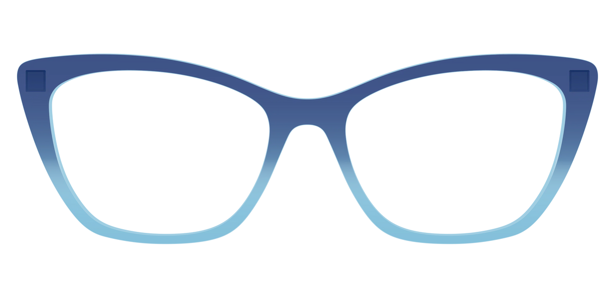 The Indigo to Sky Blue Gradient Crystal